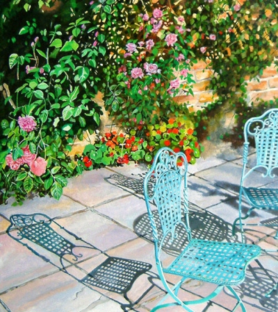 Artist Jon Wealleans Kitchen Kitsch paintings