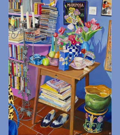 Artist Jon Wealleans Kitchen Kitsch paintings