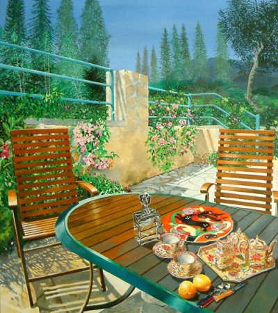 Artist Jon Wealleans Kitchen Kitsch paintings
