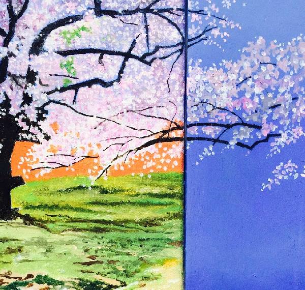 Jon Wealleans Bob Dylan paintings Blowing in the Wind