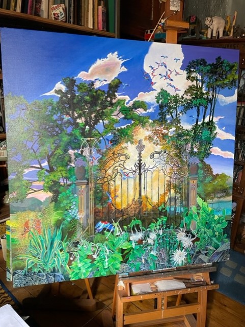 Jon Wealleans painting